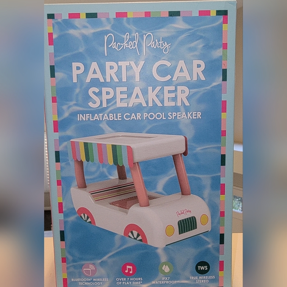 Packed Party Colorful Inflatable Car Speaker